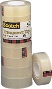 3M Scotch 5501933 Transparent 550 (19 mm x 33 m) 8er 3M Scotch 5501933 Transparent 550 (19 mm x 33 m) 8er