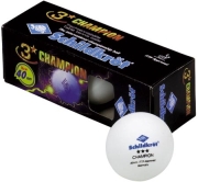 Donic Schildkröt Tischtennis-Ball 3 Stern Champion ITTF
