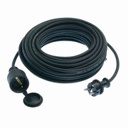 Schwabe 60364 Gummiverbindungskabel schwarz 25 m H05 RR-F