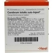 Biologische Heilmittel Heel CEREBRUM TOTALIS SUIS INJEELE 1,1 ML, 10 St.