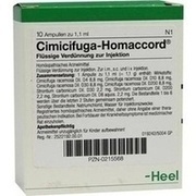 Biologische Heilmittel Heel CIMICIFUGA HOMACCORD AMP., 10 St.