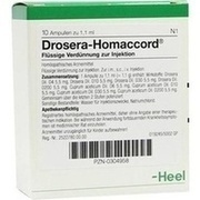 Biologische Heilmittel Heel DROSERA HOMACCORD AMP., 10 St.