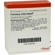 Biologische Heilmittel Heel FORMICA RUFA INJEELE 1,1 ML, 10 St.
