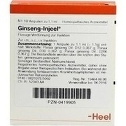 Biologische Heilmittel Heel GINSENG INJEELE 1,1 ML, 10 St.