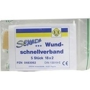 ERENA SENADA WUNDSCHNELL VERBAND 18X2CM, 5 St.