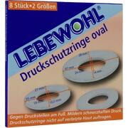 Lebewohl DRUCKSCHUTZRINGE OVAL, 8 St.