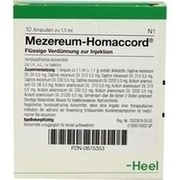 Biologische Heilmittel Heel MEZEREUM HOMACCORD AMPULLEN, 10 St.