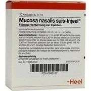 Biologische Heilmittel Heel MUCOSA NASALIS SUIS INJEELE, 10 St.