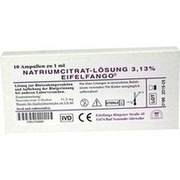 EIFELFANGO NATRIUM CITRICUM 3,13% AMP., 10 x 1 ml