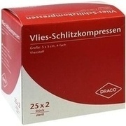 Dr. Ausbüttel SCHLITZKOMPRESSEN VLIES 5X5CM 4FACH STER