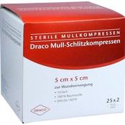 Dr. Ausbüttel SCHLITZKOMPRESSEN MULL 5X5CM 12FACH STER