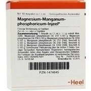Biologische Heilmittel Heel MAGNESIUM MANGAN. PHOS. INJEELE, 10 St.