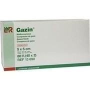 Lohmann & Rauscher GAZIN KOMPRESSEN 5X5CM 12FACH STERIL