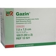 Lohmann & Rauscher GAZIN SCHLITZKOMPRESSEN 7,5X7,5CM 8FACH