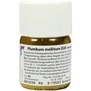 Weleda PLUMBUM MELLITUM D 20 TRIT.