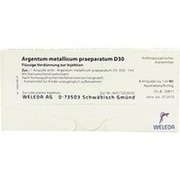 Weleda ARGENTUM METALLICUM PRAEP. D 30 AMP., 8 St.