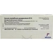 Weleda AURUM METALLICUM PRAEP. D 15 AMP., 8 St.