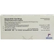 Weleda AURUM D10/ COR D4 AA AMP., 8 x 1 ml