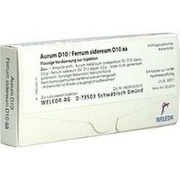 Weleda AURUM D10 FERRUM SIDEREUM D10 AA AMPULLEN