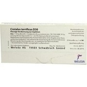 Weleda CROTALUS TERRIFICUS D 30 AMP., 8 x 1 ml