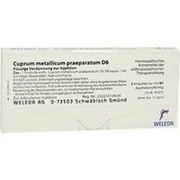 Weleda CUPRUM METALLICUM PRAEP. D 6 AMP., 8 x 1 ml