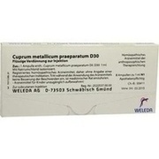 Weleda CUPRUM METALLICUM PRAEP. D 30 AMP., 8 x 1 ml