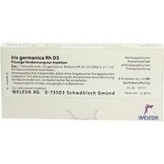Weleda IRIS GERMANICA RH PRESSAFT D 3 AMP., 8 x 1 ml