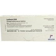 Weleda LACHESIS D 20 AMP., 8 x 1 ml