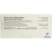 Weleda MARMOR D 6 / STIBIUM D 6 AA AMP., 8 x 1 ml