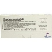 Weleda MERCURIUS VIVUS NAT. D 6 AMP., 8 x 1 ml