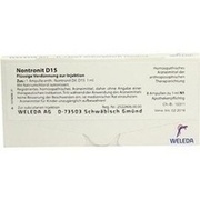 Weleda NONTRONIT D 15 AMP. 8X1 ML AMPULLEN