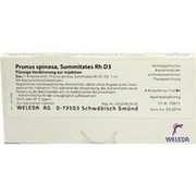Weleda PRUNUS SPINOS SUMMIT RH D3 WELE AMP, 8 x 1 ml