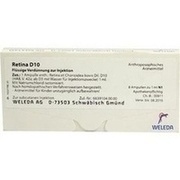 Weleda RETINA ET CHORIOIDEA D 10 AMP., 8 x 1 ml