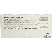 Weleda SOLUTIO SILICEAE COMP. D 6 AMP., 8 x 1 ml