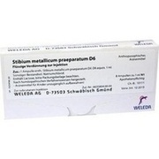 Weleda STIBIUM MET. PRAEPARATUM D 6 AMP., 8 x 1 ml