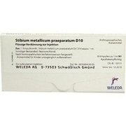 Weleda STIBIUM MET. PRAEPARATUM D 10 AMP., 8 x 1 ml