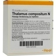 Biologische Heilmittel Heel THALAMUS COMPOSITUM N AMPULLEN, 10 St.