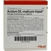 Biologische Heilmittel Heel ACIDUM DL MALICUM INJEELE 1,1 ML, 10 St.