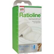 Lohmann & Rauscher RATIOLINE ACUTE VERBANDMULL GEROLLT, 10 cm x 2 m