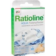 Lohmann & Rauscher RATIOLINE AQUA DUSCHPFLASTER 5X7CM, 5 St.