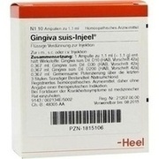 Biologische Heilmittel Heel GINGIVA SUIS INJEELE 1,1 ML, 10 St.
