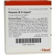 Biologische Heilmittel Heel VITAMIN B 2 INJEELE AMP., 10 St.