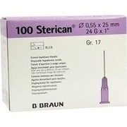 B.Braun STERICAN 0.55X25 LILA L L BRAU KAN, 100 St.