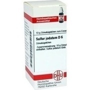 DHU-Arzneimittel SULFUR JODAT. D 6 GLOBULI, 10 g DHU-Arzneimittel SULFUR JODAT. D 6 GLOBULI, 10 g