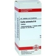 DHU-Arzneimittel CARBO ANIMALIS D 6 TABLETTEN, 80 St.