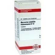 DHU-Arzneimittel MERCURIUS SOLUB. D 12 TABLETTEN HAHNEM., 80 St.