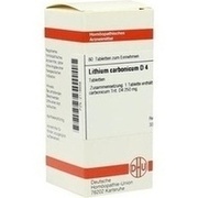 DHU-Arzneimittel LITHIUM CARB. D 4 TABLETTEN, 80 St.