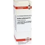 DHU-Arzneimittel ACIDUM SULFURICUM D 6 DIL., 20 ml