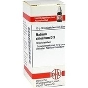 DHU-Arzneimittel NATRIUM CHLORATUM D 3 GLOBULI, 10 g