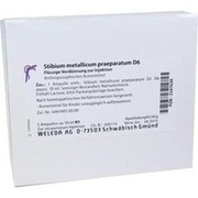 Weleda STIBIUM MET. PRAEPARATUM D 6 AMP., 5 x 10 ml